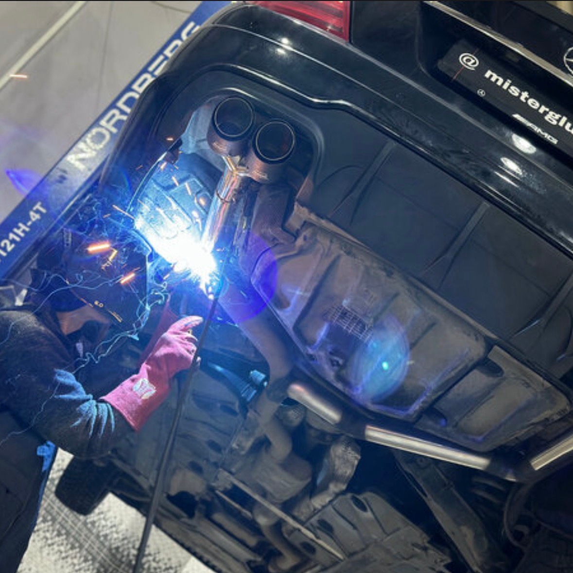 Удаление катализатора на Mercedes